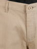 Men's Khaki Slim Fit Solid Casual Chinos