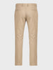 Men's Beige Slim Fit Solid Casual Chinos