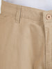 Men's Beige Slim Fit Solid Casual Chinos