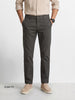 Men's Olive Slim Fit Solid Casual Chinos