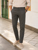 Men's Olive Slim Fit Solid Casual Chinos