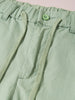 Men's Green Regular Fit Solid Casual Trousers