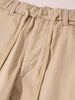 Men's Khaki Regular Fit Solid Casual Trousers