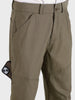 Men's Grey Relaxed Fit Solid Utility Cargo