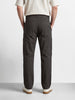 Men's Grey Relaxed Fit Solid Utility Cargo