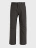 Men's Grey Relaxed Fit Solid Utility Cargo