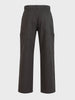 Men's Grey Relaxed Fit Solid Utility Cargo