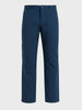 Men's Navy Blue Relaxed Fit Solid Utility Cargo