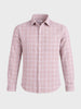 Men's Purple Relaxed Fit Checkered Oddinary Shirt