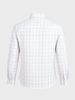 Men's White Relaxed Fit Checkered Oddinary Shirt