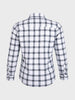 Men's White Slim Fit Checkered Casual Shirts