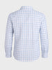 Men's Blue Slim Fit Checked Formal Shirt