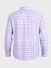 Men's Pink Slim Fit Checked Formal Shirt