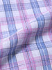 Men's Pink Slim Fit Checked Formal Shirt