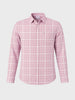 Men's Purple Slim Fit Checkered Casual Shirt