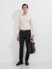 Men's Beige Slim Fit Geometric Print Formal Shirt