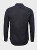Men's Black Slim Fit Solid Formal Shirt