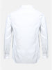 Men's White Slim Fit Pin Stripes Formal Shirt