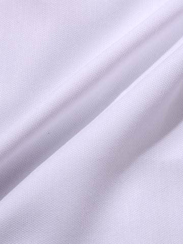 Men's White Slim Fit Solid Formal Shirt