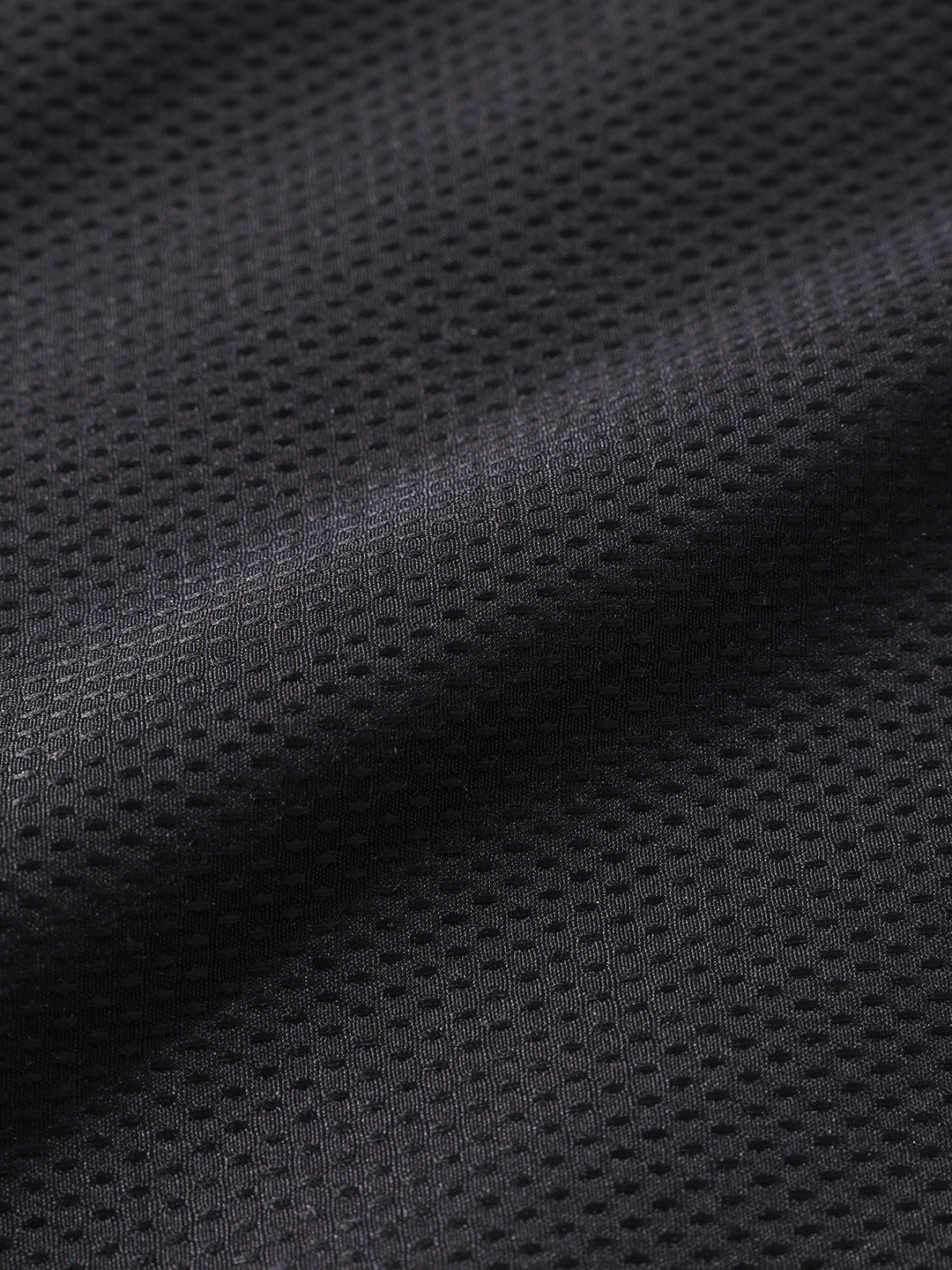 Men's Black Slim Fit Textured Formal Shirt