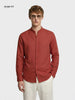 Men's Rust Slim Fit Solid Casual Shirts