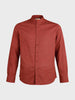 Men's Rust Slim Fit Solid Casual Shirts