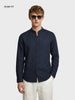 Men's Blue Slim Fit Solid Casual Shirts