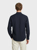 Men's Blue Slim Fit Solid Casual Shirts