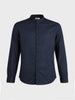 Men's Blue Slim Fit Solid Casual Shirts