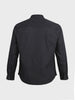 Men's Black Slim Fit Solid Casual Shirts