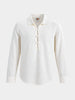 Men's White Regular Fit Solid Casual Shirts