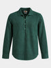 Men's Green Regular Fit Solid Casual Shirts