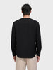 Men's Black Relaxed Fit Solid Casual Shirt