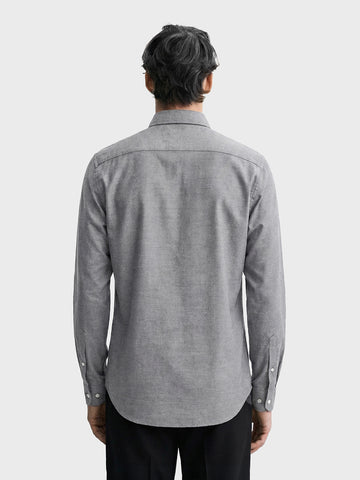 Men's Black Slim Fit Solid Formal Shirt