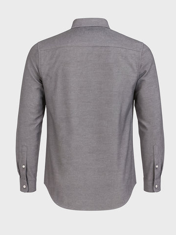 Men's Black Slim Fit Solid Formal Shirt