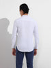 Men's White Slim Fit Solid Formal Shirt
