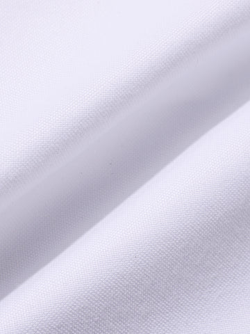 Men's White Slim Fit Solid Formal Shirt