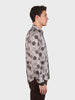 Men's Brown Slim Fit Printed Casual Shirt