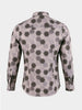 Men's Brown Slim Fit Printed Casual Shirt