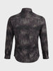 Men's Brown Slim Fit Printed Casual Shirt