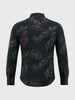 Men's Black Slim Fit Printed Casual Shirt