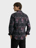 Men's Pink Slim Fit Printed Casual Shirt