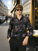 Men's Pink Slim Fit Printed Casual Shirt