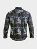 Men's Green Slim Fit Printed Casual Shirt
