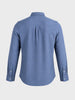 Men's Blue Slim Fit Solid Casual Shirt