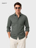 Men's Green Slim Fit Solid Casual Shirt