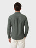 Men's Green Slim Fit Solid Casual Shirt