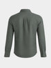 Men's Green Slim Fit Solid Casual Shirt