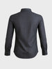 Men's Black Slim Fit Striped Casual Shirts