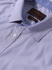 Men's Blue Slim Fit Vertical Stripes Formal Shirt